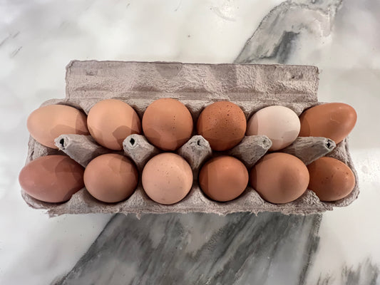 Dozen Pasture raised chicken eggs
